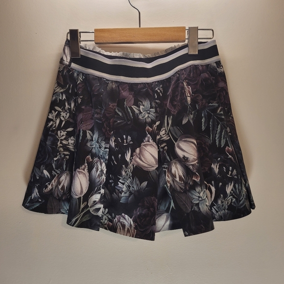 Nike Dri-fit Court Flex Black Oxygen Purple Skort - M - Picture 3 of 8